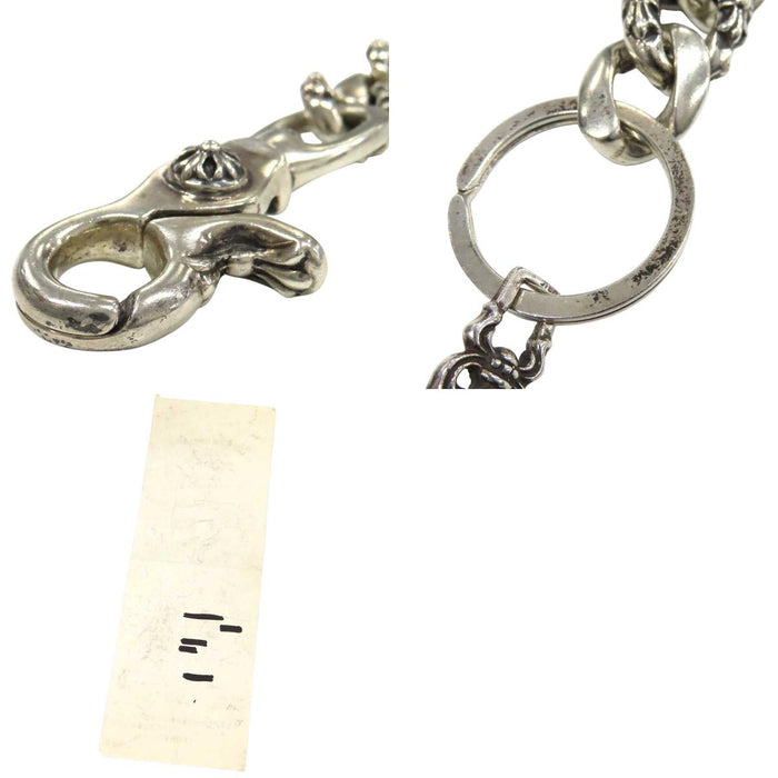 CHROME HEARTS 
クロスボール ダガー シルバー 8LINK 
ロング ファンシーリンク キーチェーン