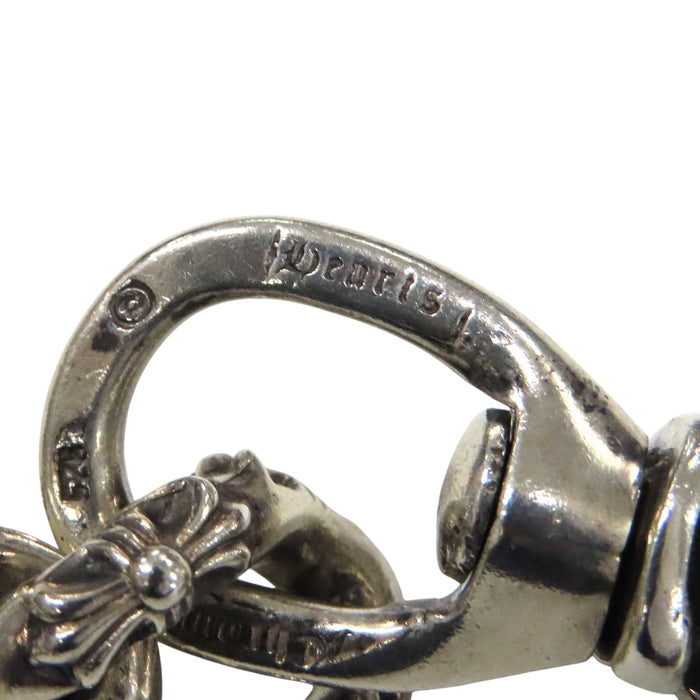 CHROME HEARTS 
クロスボール ダガー シルバー 8LINK 
ロング ファンシーリンク キーチェーン