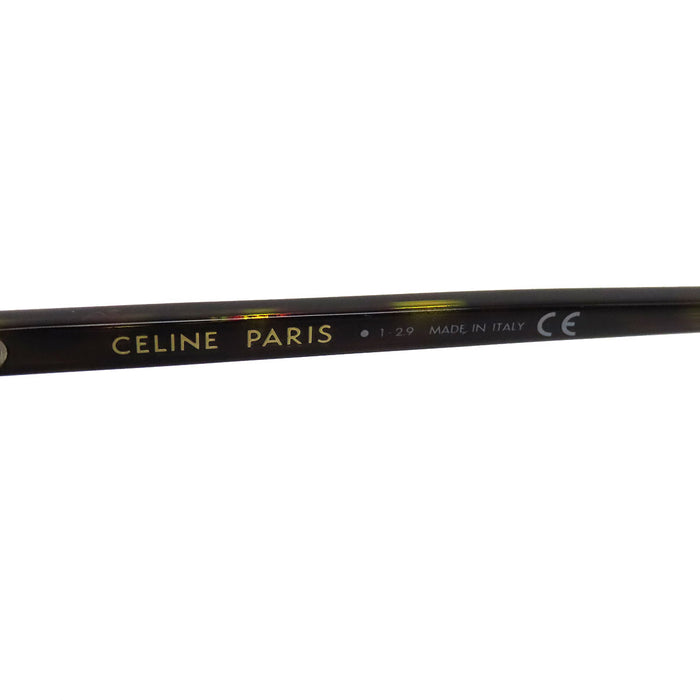 CELINE 
ロゴ ウェリントン 
べっ甲柄 サングラス