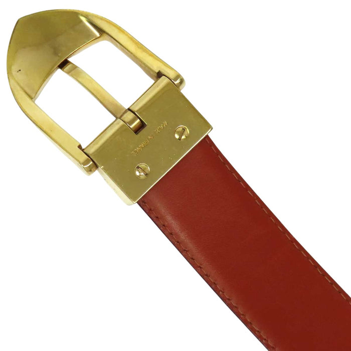 LOUIS VUITTON 
LV ロゴ ゴールドカラーメタル 
エピ サンチュール ベルト