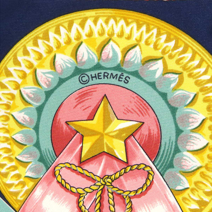 HERMES 
スカーフ 大判 シルク 
カレ 90 CHEVAUX DE TRAIT 輓馬