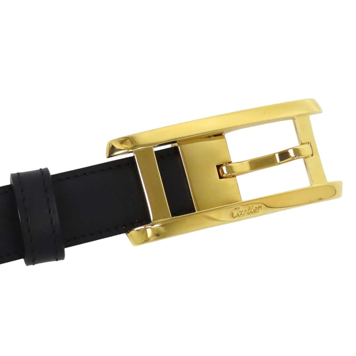 CARTIER 
ロゴ リバーシブル レザー 
タンク ベルト