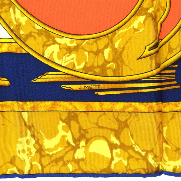 HERMES 
スカーフ 大判 シルク 太陽 
カレ 90 CARPE DIEM 今日一日を楽しむ