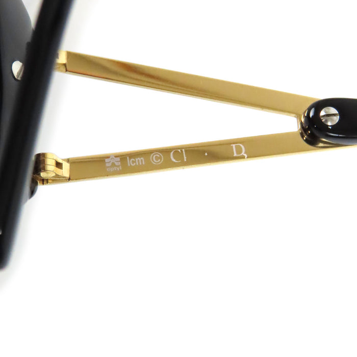 Dior 
CD ロゴ アイウェア ゴールドカラーメタル 
カナージュ テンプル サングラス