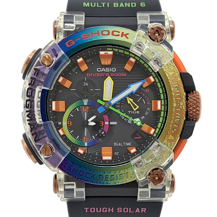 CASIO 
G-SHOCK フロッグマン ボルネオ・レインボー・トード 
箱ギャラ付 Gショック
