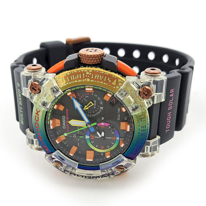 CASIO 
G-SHOCK フロッグマン ボルネオ・レインボー・トード 
箱ギャラ付 Gショック