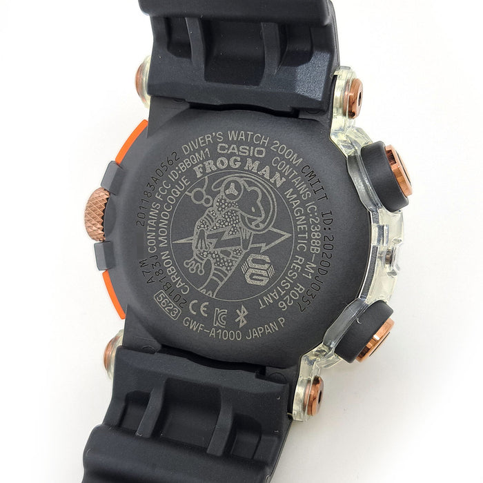 CASIO 
G-SHOCK フロッグマン ボルネオ・レインボー・トード 
箱ギャラ付 Gショック