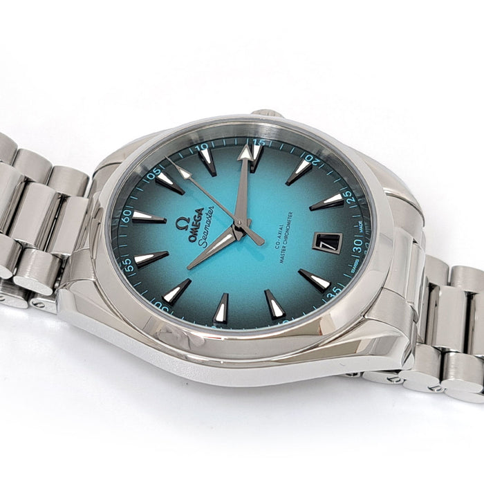 OMEGA 
シーマスター アクアテラ 150M ターコイズ 
箱ギャラ付