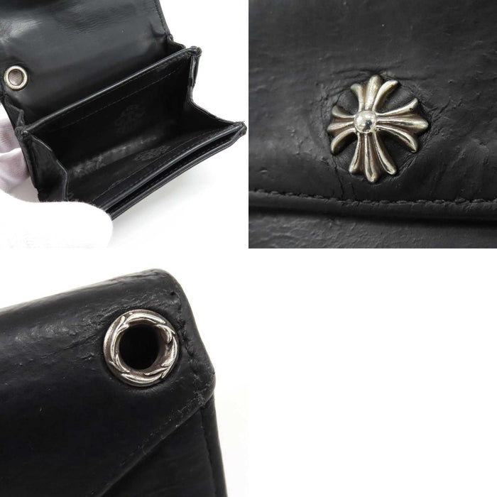 CHROME HEARTS 
TINY WALLET CHプラス スクロールラベル レザー 
タイニー ウォレット