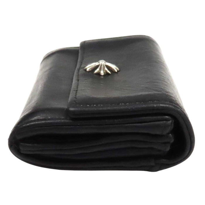CHROME HEARTS 
TINY WALLET CH Plus Scroll Label Leather 
Tiny Wallet