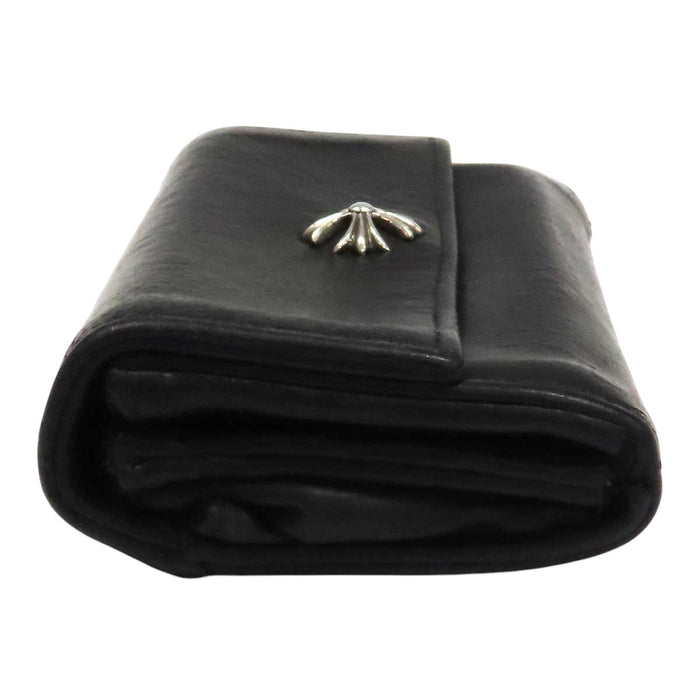CHROME HEARTS 
TINY WALLET CH Plus Scroll Label Leather 
Tiny Wallet