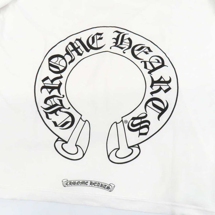 CHROME HEARTS 
CH コットン 
袖フローラル ホースシュー プリント ロングスリーブ Tシャツ