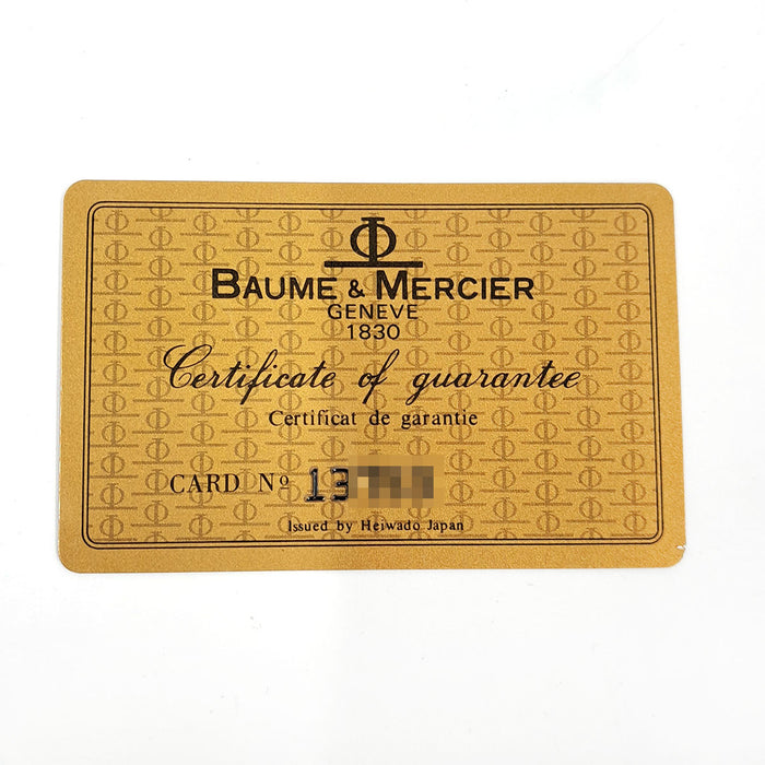 Baume & Mercier 
スクエア 
ギャラ付
