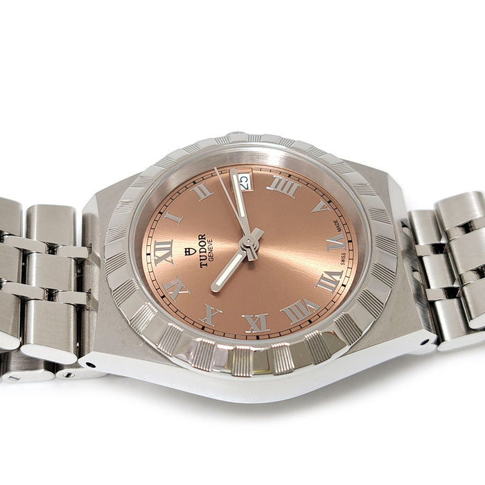 TUDOR  
Royal Date quadrante salmon  
Con scatola e garanzia