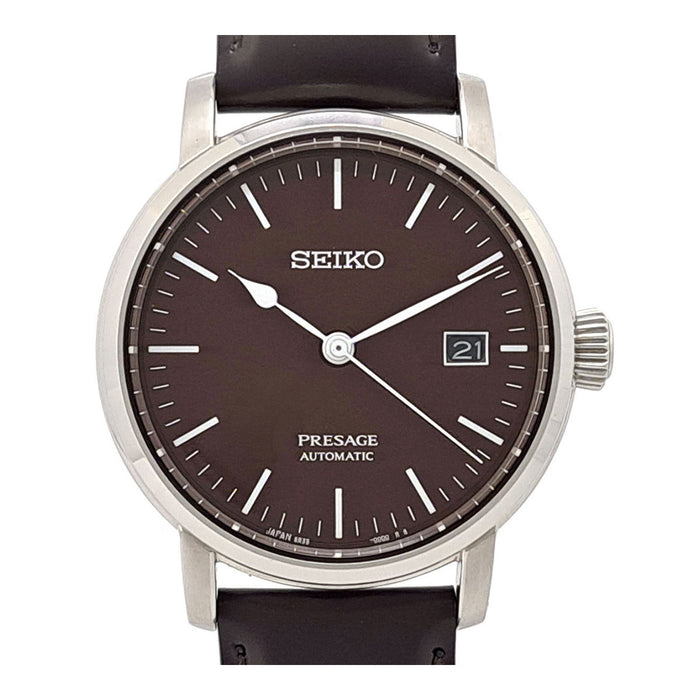 SEIKO 
プレザージュ 渡辺力 琺瑯ダイヤル