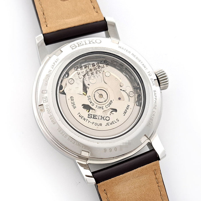 SEIKO 
プレザージュ 渡辺力 琺瑯ダイヤル