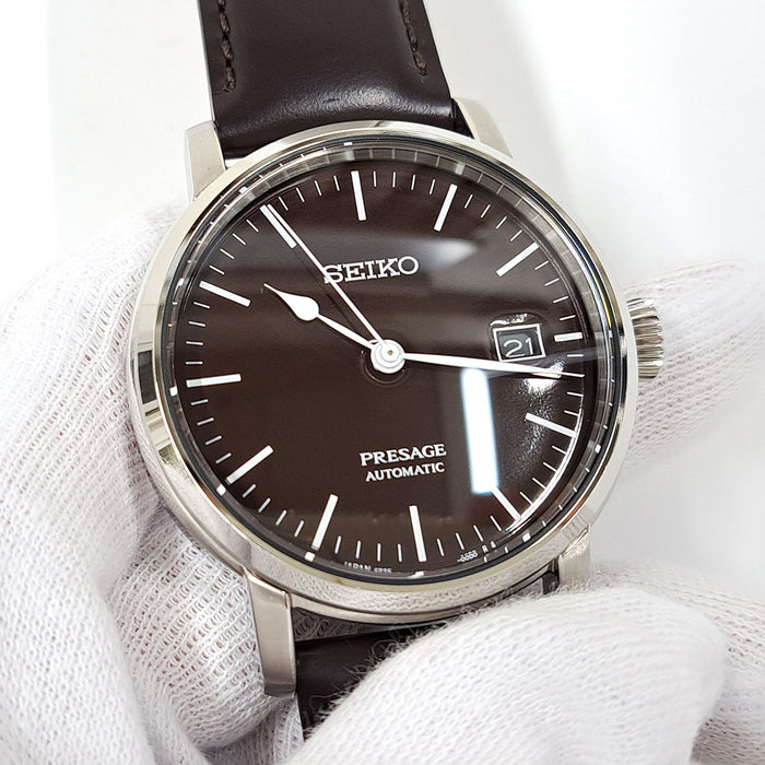 SEIKO 
プレザージュ 渡辺力 琺瑯ダイヤル