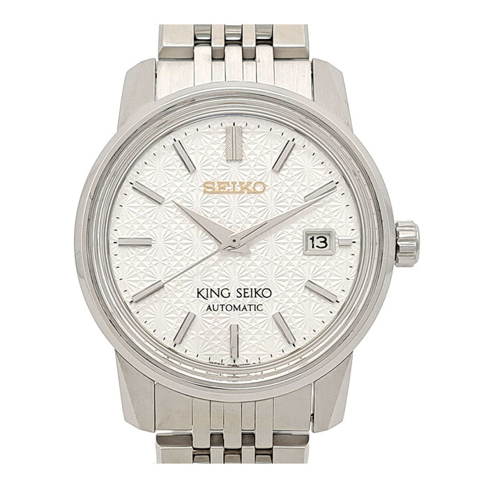 SEIKO 
キングセイコー 110周年記念モデル 菊つなぎ紋 
箱付