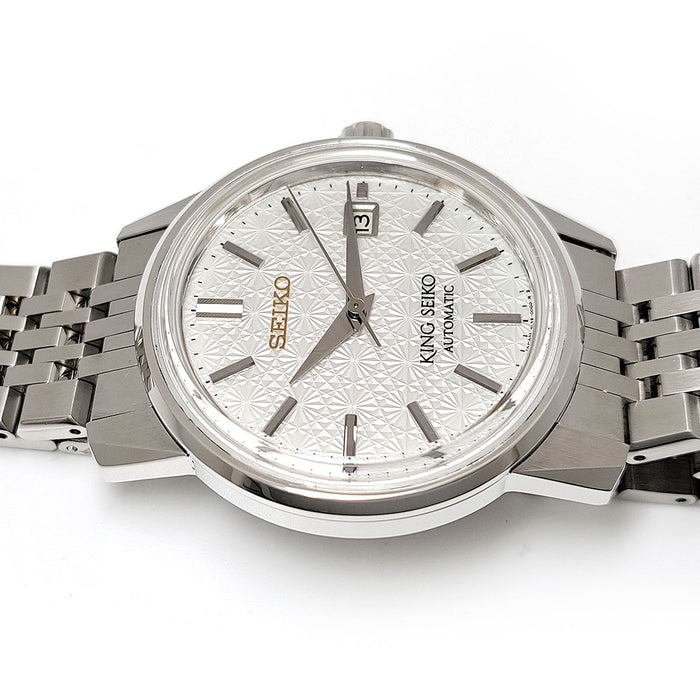 SEIKO 
キングセイコー 110周年記念モデル 菊つなぎ紋 
箱付