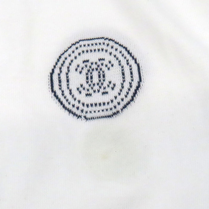 CHANEL 
01P COCO CC Logo Manches longues 
Logo Coco Tricot coton