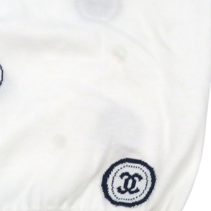 CHANEL 
01P COCO CC Logo Manches longues 
Logo Coco Tricot coton