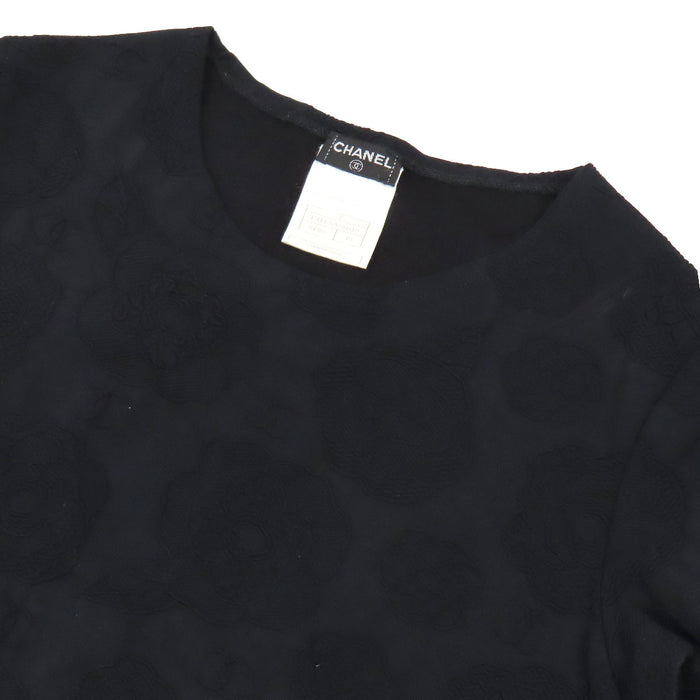 CHANEL 
98P COCO CC ロゴ ヴィンテージ ショートスリーブ 
ココマーク カメリア カットソー