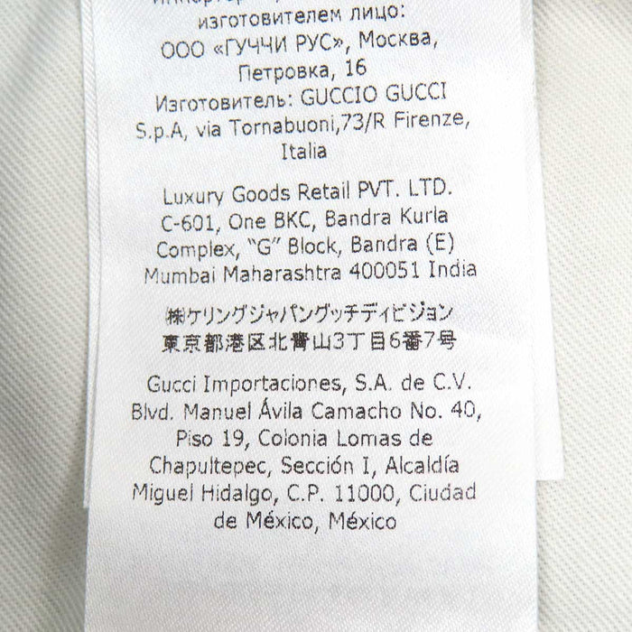 GUCCI 
総柄 コットン 
GG ジャンボ デニムパンツ