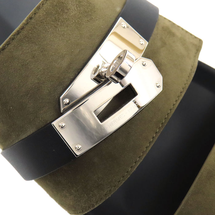 HERMES 
ケリーバックル スウェード ヴェール ツンドラ 
ジャクソン サンダル