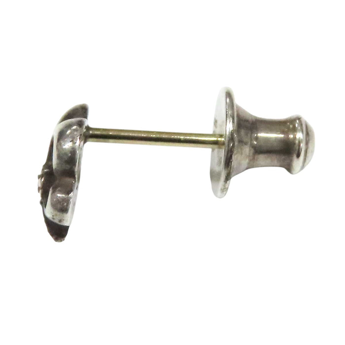 CHROME HEARTS 
BS FLR Silver 
BS Flare Stud Earrings