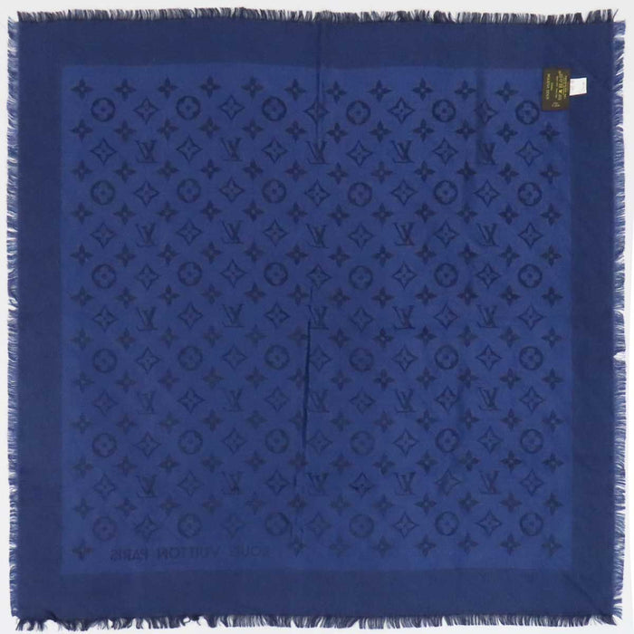 LOUIS VUITTON 
LV シルク ウール 
モノグラム マルチカラー ショール