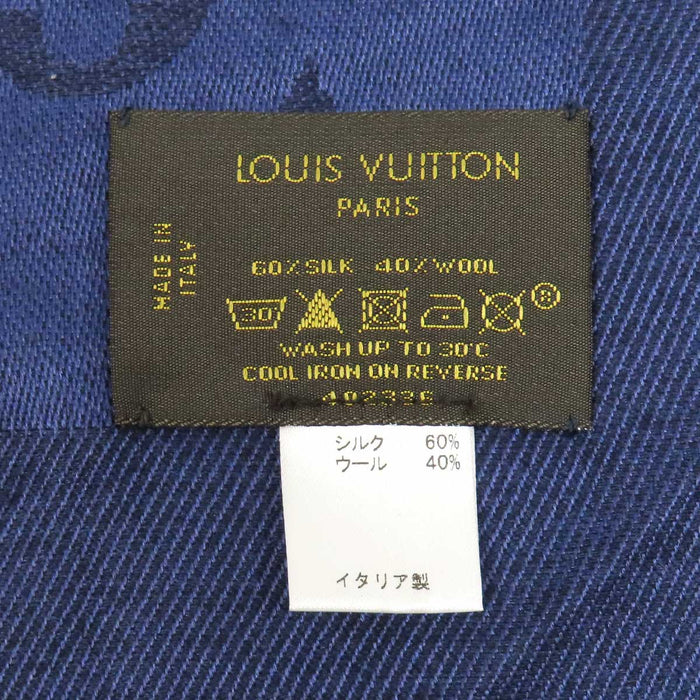 LOUIS VUITTON 
LV シルク ウール 
モノグラム マルチカラー ショール