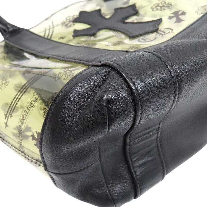 CHROME HEARTS 
CH TOTE MINI VINYL ミニ ビニール PVC レザー 
クロスパッチ MINI トート バッグ