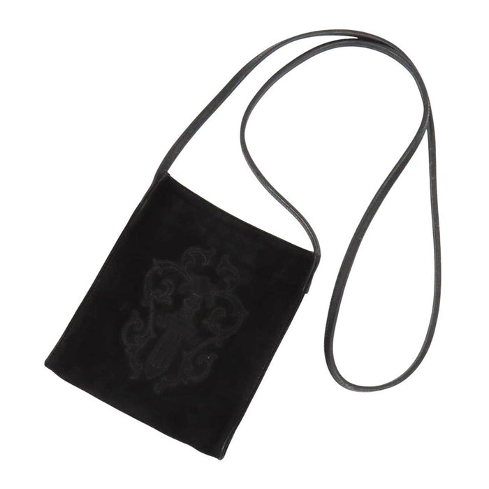 CHROME HEARTS 
CH スクロールラベル ヴァインダガー パッチ 
SQ PKT VINE DAGGER スエード レザー ショルダーバッグ