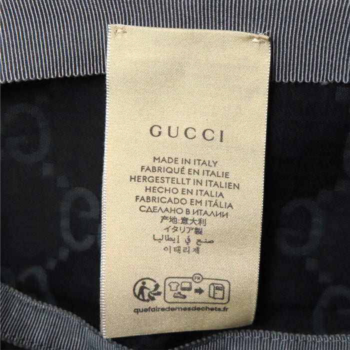 GUCCI 
総柄 
GGスプリーム バケットハット