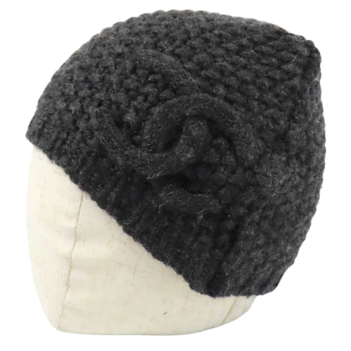 CHANEL 
COCO CC ロゴ スポーツライン 
ココマーク カシミヤ ニットキャップ
