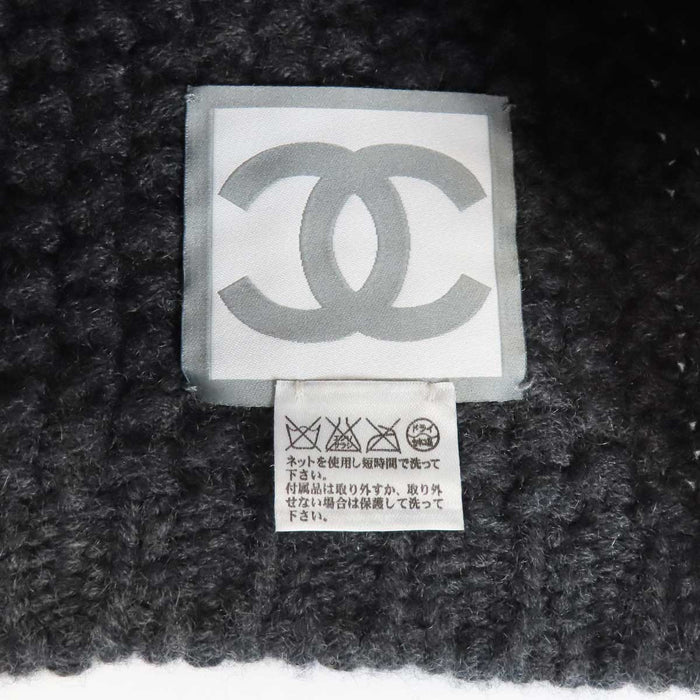 CHANEL 
COCO CC ロゴ スポーツライン 
ココマーク カシミヤ ニットキャップ