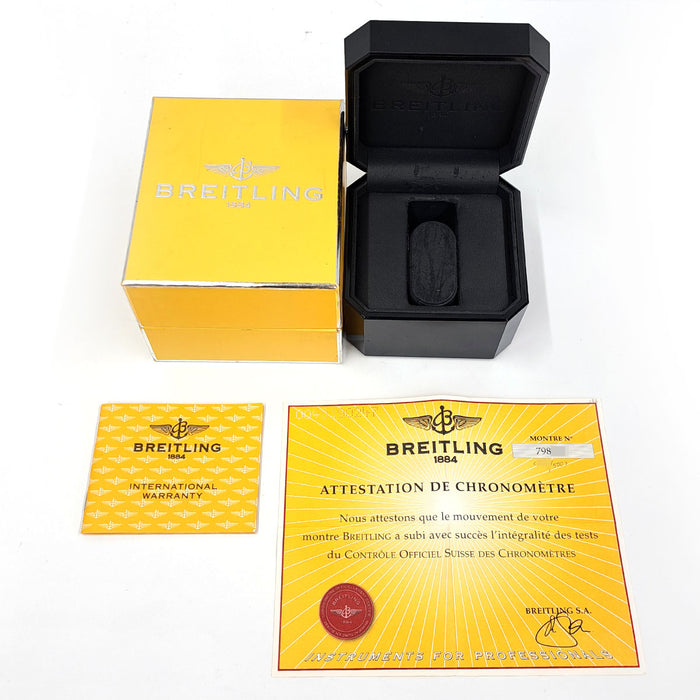 BREITLING 
Chronomat Blue Impulse Japan Limited 
With box and warranty