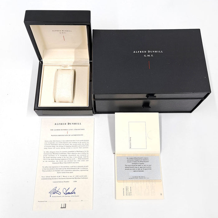 Dunhill 
Millennium GMT Mint FULLSET 
Avec boîte et garantie