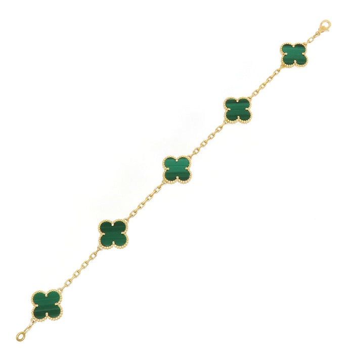 Van Cleef & Arpels  
復古阿爾罕布拉手鍊 5顆圖案