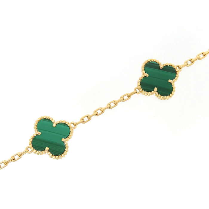 Van Cleef & Arpels  
復古阿爾罕布拉手鍊 5顆圖案