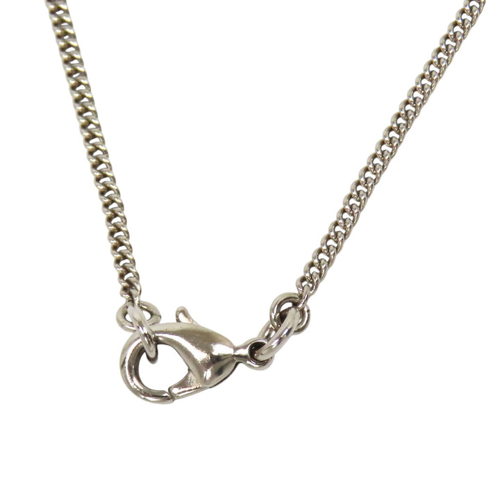 CHANEL 
COCO CC ロゴ シルバーカラーメタル F12V 
ココマーク ラインストーン ネックレス
