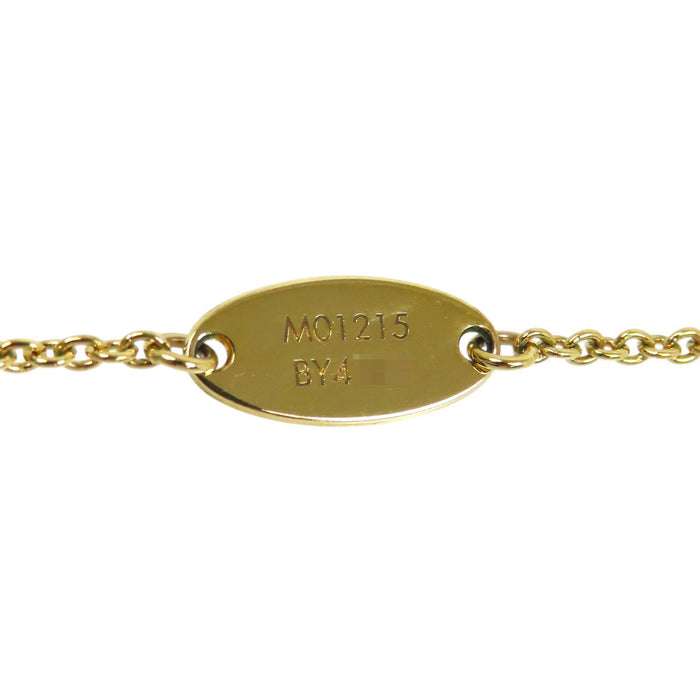 LOUIS VUITTON 
ゴールドカラーメタル 
ネックレス LV アイコニック エナメル