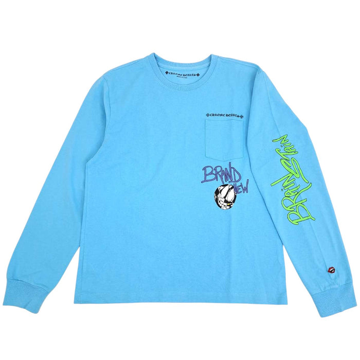 CHROME HEARTS 
CH MATTY BOY スクロールラベル ロゴ コットン 
マッティボーイ BRAIN NEW ロングスリーブ Tシャツ