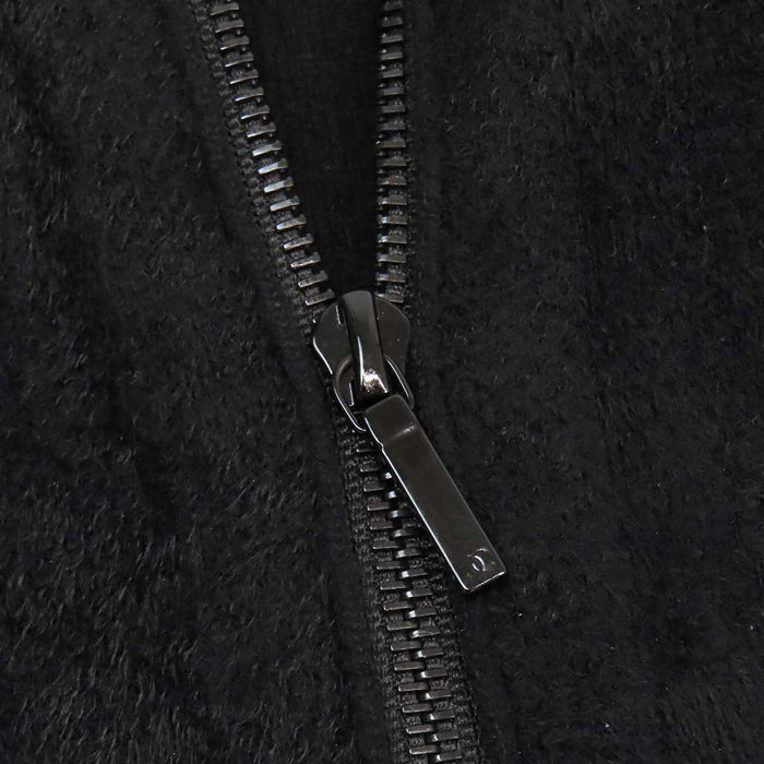 CHANEL 
COCO CC ココボタン ハイネック カシミヤ混 
ココマーク ジップアップ ジャケット