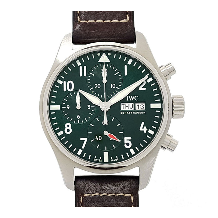 IWC 
Pilot’s Watch Chronograph 
With box and guarantee