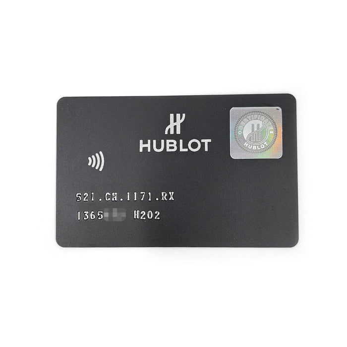 HUBLOT 
Classic Fusion Chronograph 
With guarantee