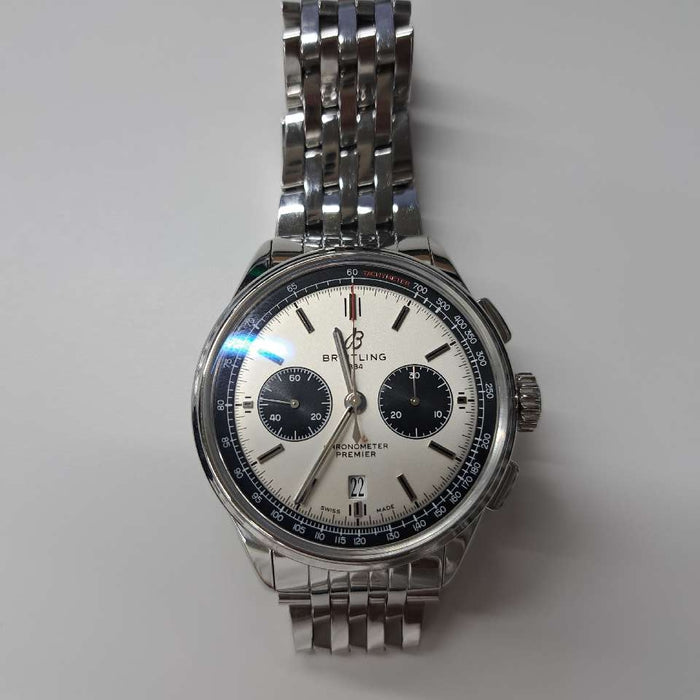 【WHOLESALES】
BREITLING 
AB0118 
プレミエ 
箱　保　クロノメーター証