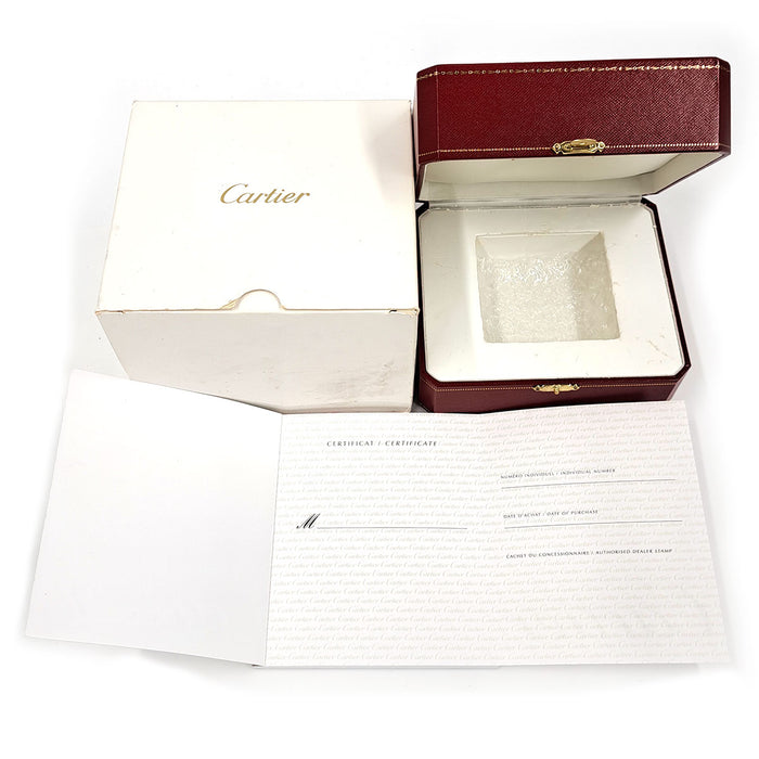 CARTIER 
21 クロノスカフ ウォッチ LM 
箱ギャラ付