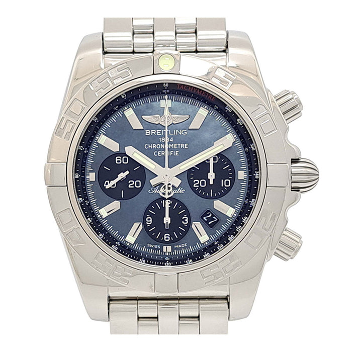 BREITLING  
Chronomat 44 Black MOP  
With box and warranty card