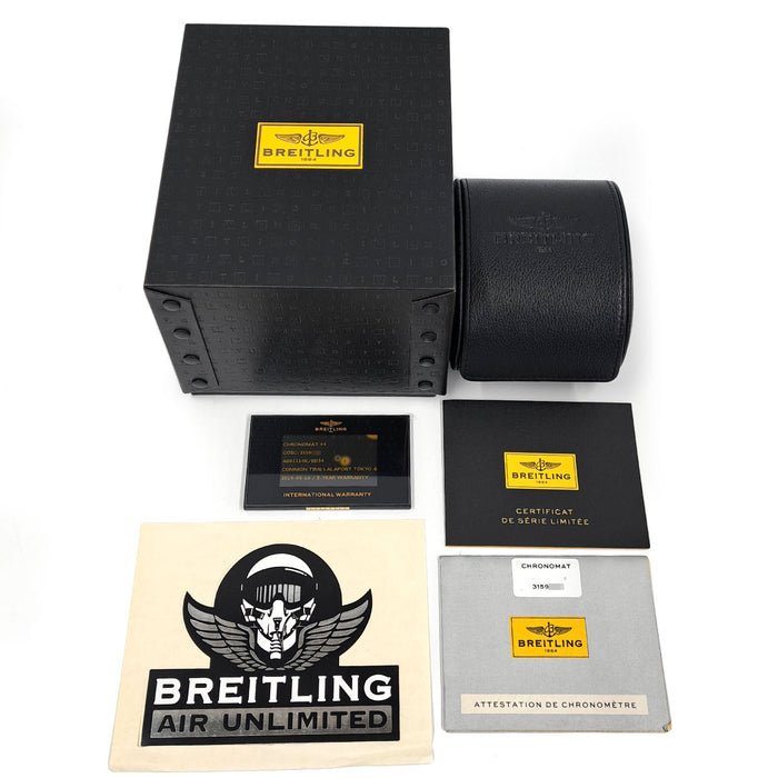 BREITLING 
クロノマット44 ブラックMOP 
箱ギャラ付
